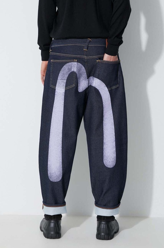 Clothing Evisu jeans 2ESHTM3JE914RXCX navy