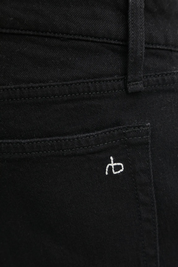 Τζιν παντελόνι Rag & Bone μαύρο MED22H1215FHBL