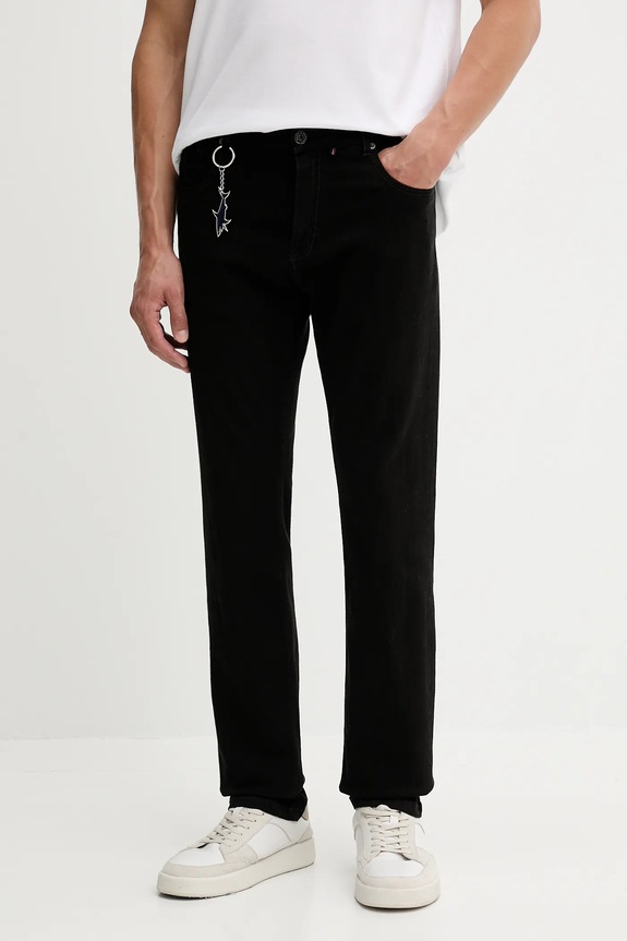 Τζιν παντελόνι Paul&Shark μαύρο 15314106