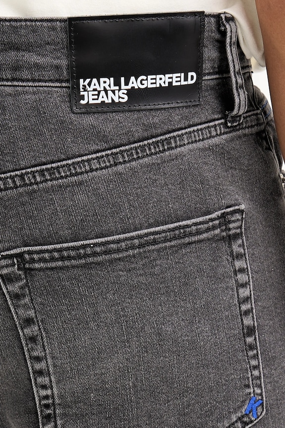 Karl Lagerfeld Jeans blugi gri A3M10036