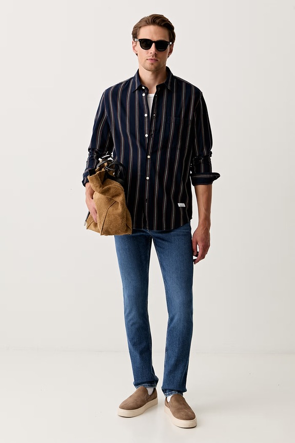 Marc O'Polo jeansy slim fit męskie 5000006650 niebieski AA00