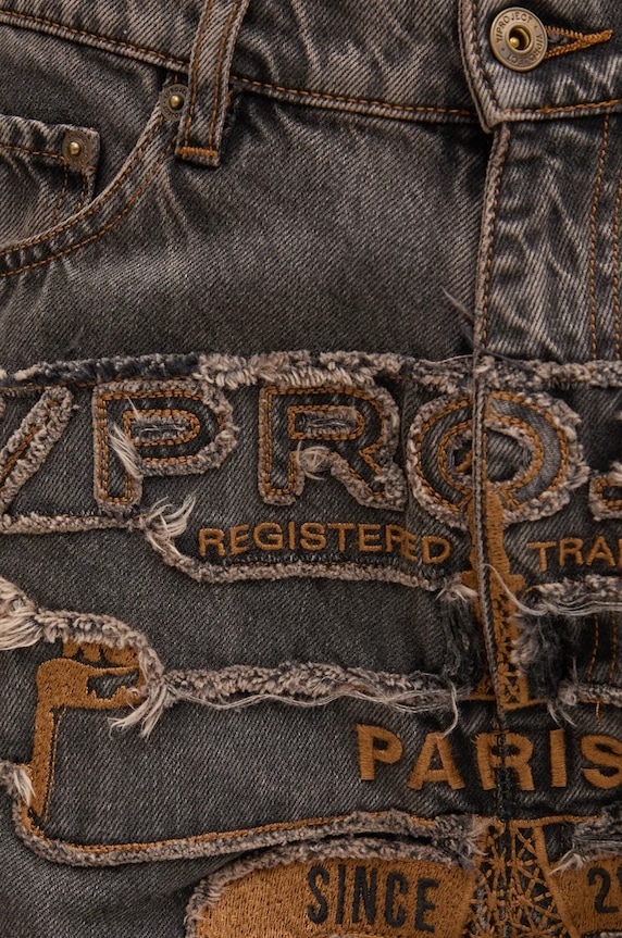 Τζιν παντελόνι Y/Project EVERGREEN PARIS' BEST PATCH JEANS 207PA005