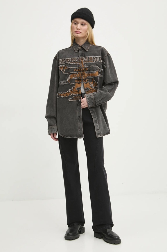 Y/Project jeansy EVERGREEN PARIS' BEST JEANS 207PA002 czarny