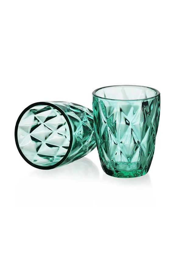 Affek Design set de pahare Elise 250 ml 2-pack HTID4024.PROM turcoaz AA00
