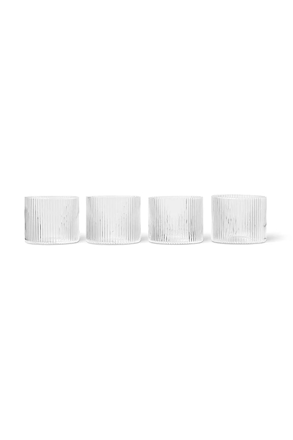 Стакан ferm LIVING 4 шт прозрачный 1104264664