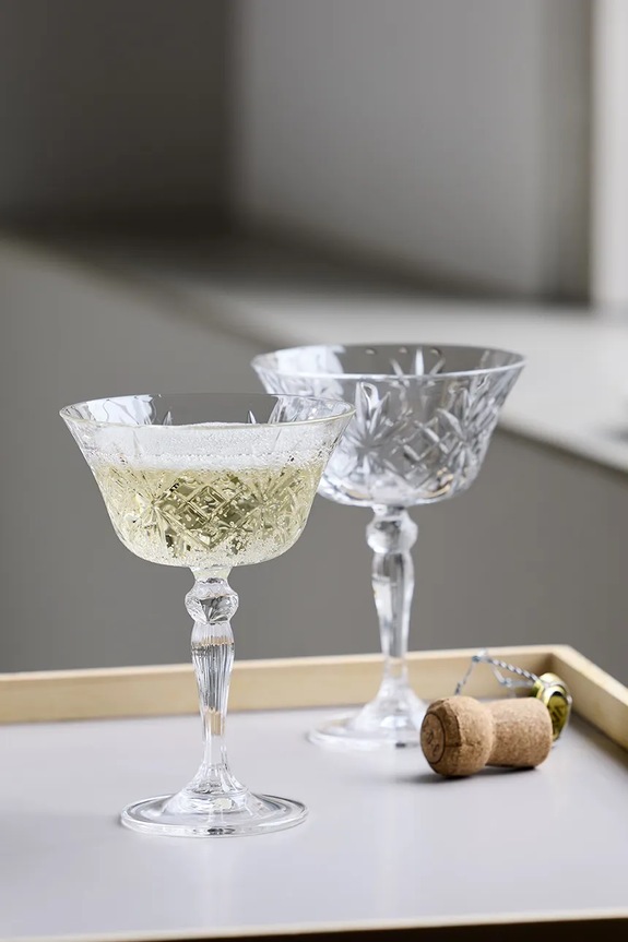 Kuhinja i bar Set čaša za šampanjac Lyngby Melodia 260 ml 4-pack 33655 transparentna