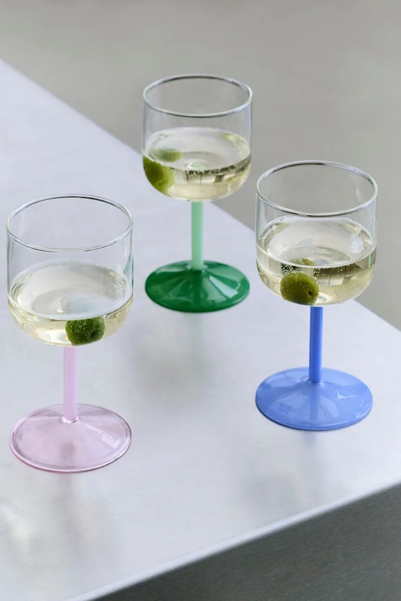 Набір келихів HAY Tint Wine 7,5 x 15 cm 2-pack AB530.A668.AT92 блакитний AA00
