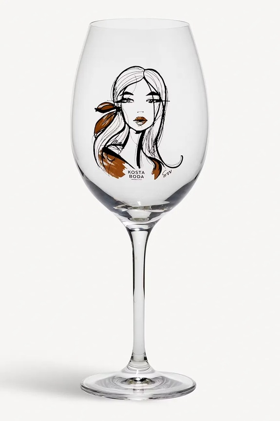 Set čaša za vino Kosta Boda Wait for Her 520 ml 2-pack transparentna 7091839