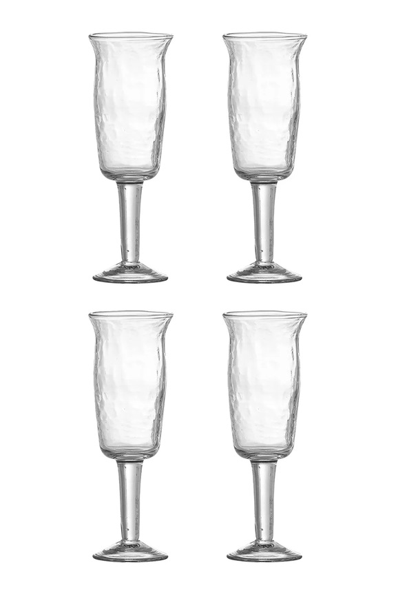 Set čaša za vino Bloomingville Asha 125 ml 4-pack transparentna 82068388