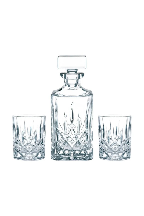 Karafa na whisky s pohármi Nachtmann Noblesse Whisky 700 ml 3-pak priesvitná 91899