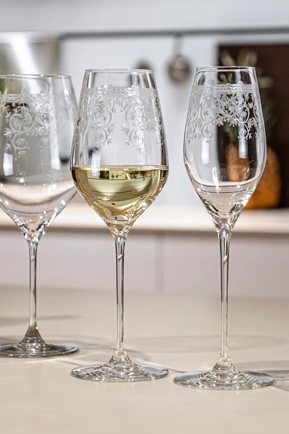 Kuhinja i bar Set čaša za šampanjac Spiegelau Arabesque 300 ml 2-pack 4192269 transparentna