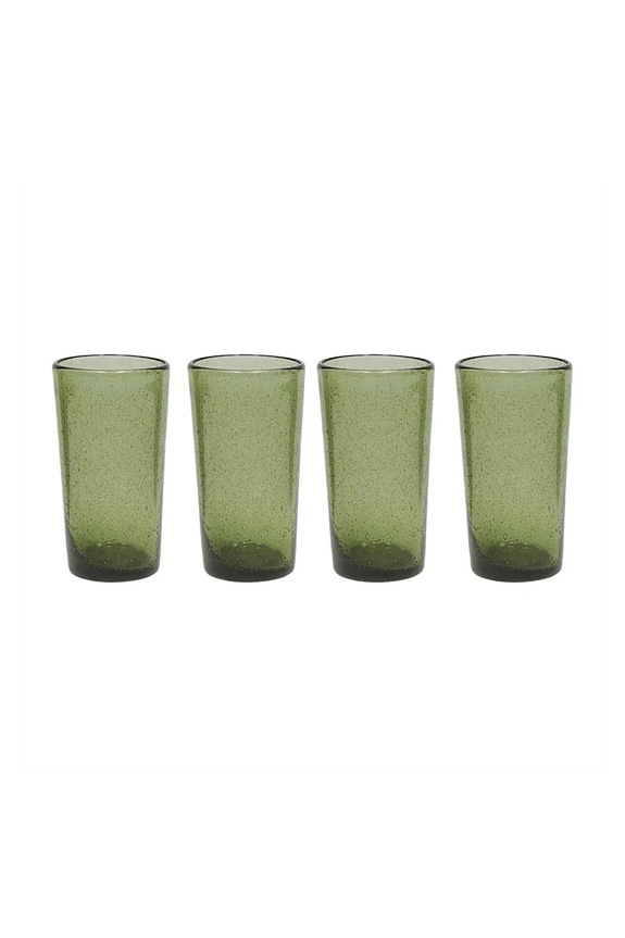 Sada skleniček OYOY Kuki 330 ml 4-pack zelená L301335