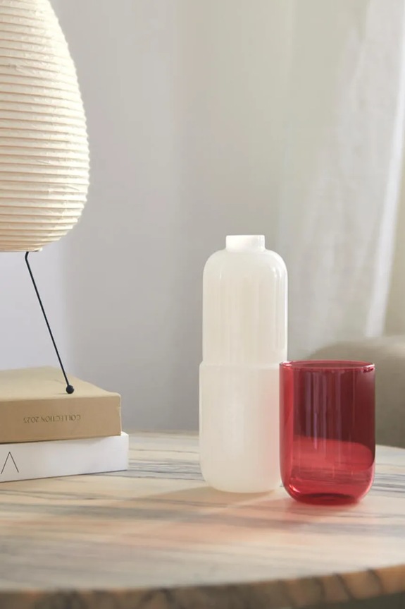 Balvi vizes palack és pohár Water Pill 550 ml 28147 rózsaszín