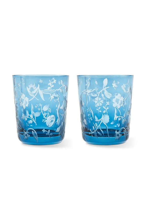 Σετ ποτηριών Pols Potten scattered flower 250 ml 2-pack μπλε 140.230.232