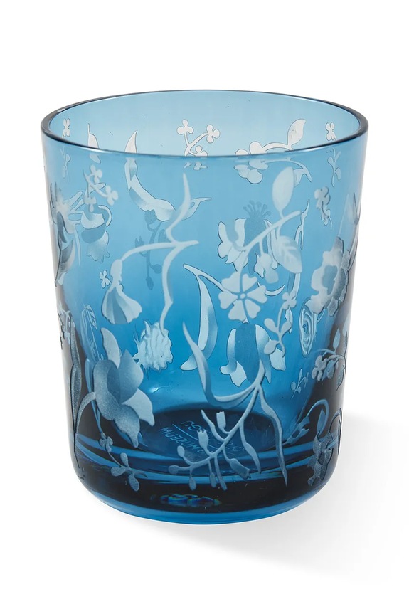 Κουζίνα και μπαρ Σετ ποτηριών Pols Potten scattered flower 250 ml 2-pack 140.230.232 μπλε