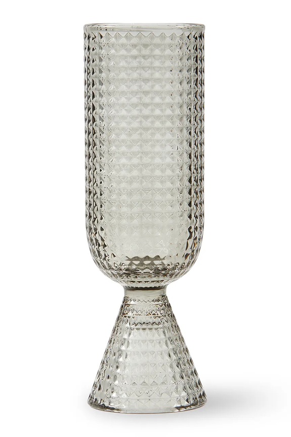 Σετ ποτηριών κρασιού Pols Potten rooftop 390 ml 4-pack 140.230.223 γκρί AA00