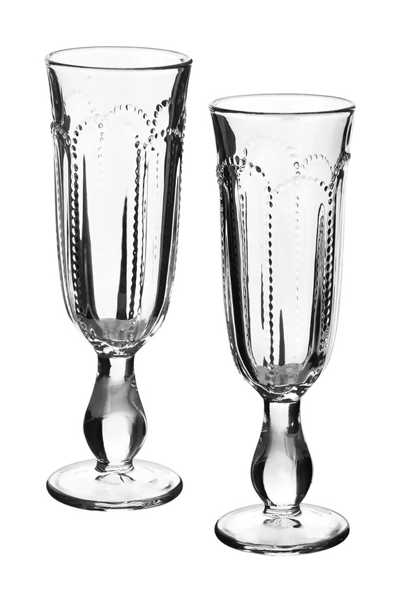 Affek Design set de pahare de șampanie Daphne 160 ml 4-pack transparent HTIA0190