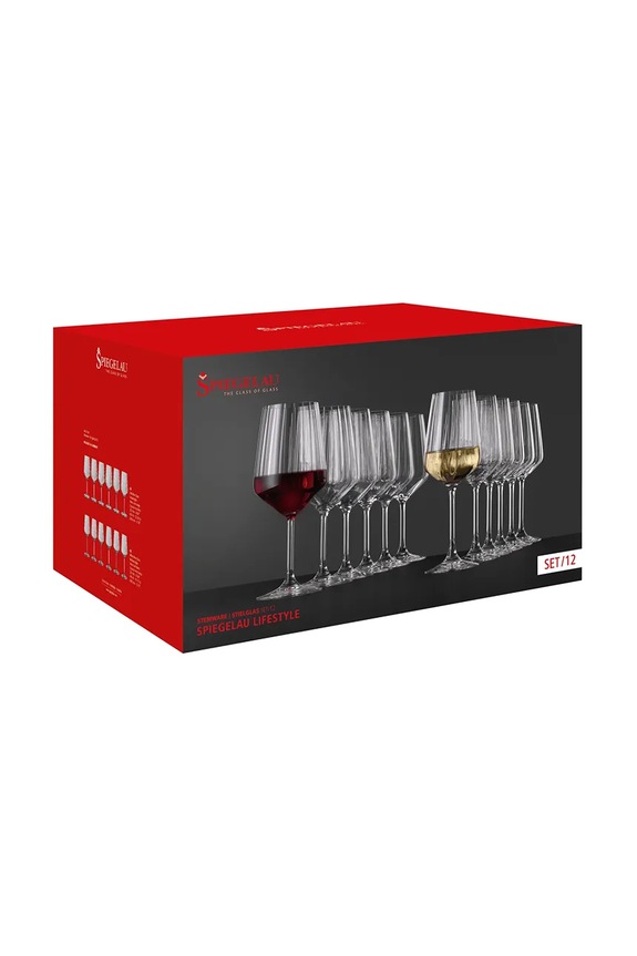 Spiegelau zestaw kieliszków do wina Stemware 630 ml 12-pack transparentny 4450294