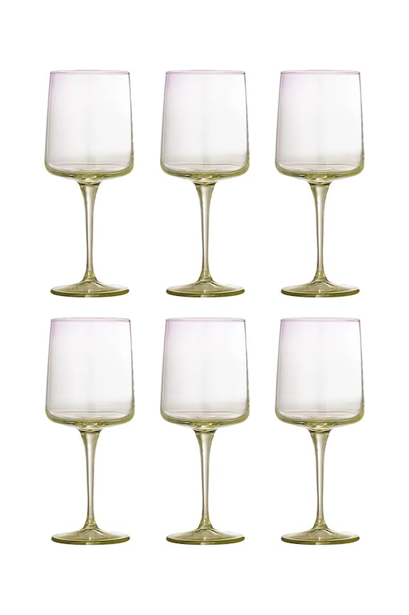 Bloomingville set de pahare de vin Luciana 430 ml 6-pack multicolor 82068740
