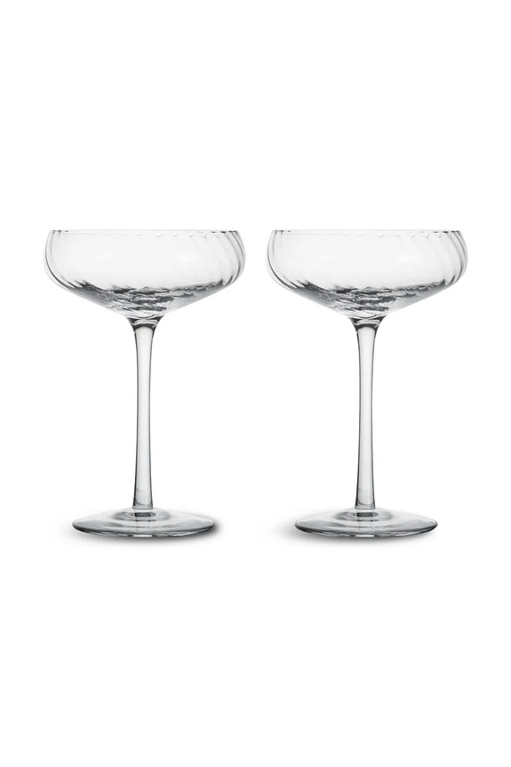 Byon set de pahare de șampanie Opacity 300 ml 2-pack transparent 5281602600
