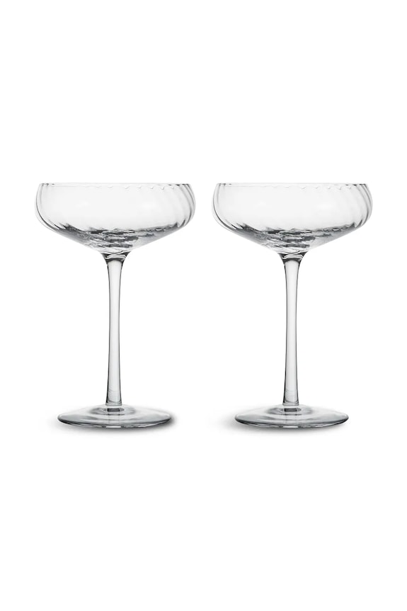 Byon set de pahare de șampanie Opacity 300 ml 2-pack transparent 5281602600