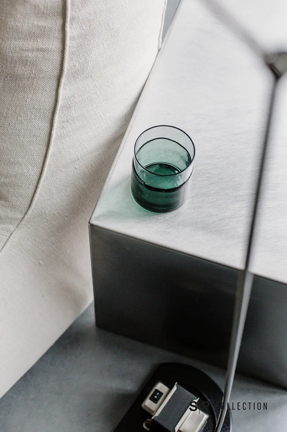 Kuchyňa a bar S|P Collection sada pohárov z farebného skla 315 ml 801040 tyrkysová