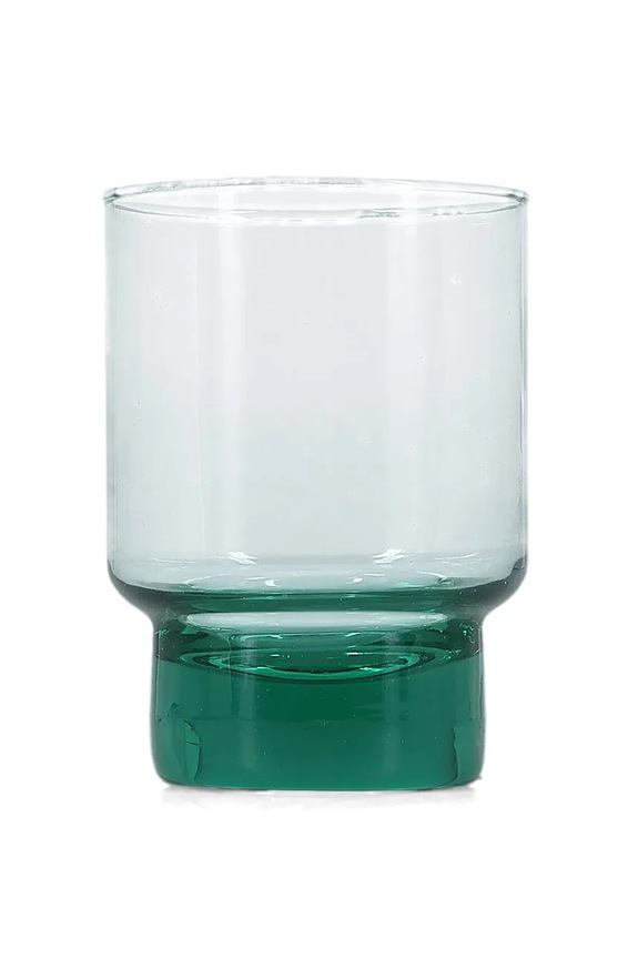 BonBistro sada pohárov z farebného skla 370 ml tyrkysová 614315