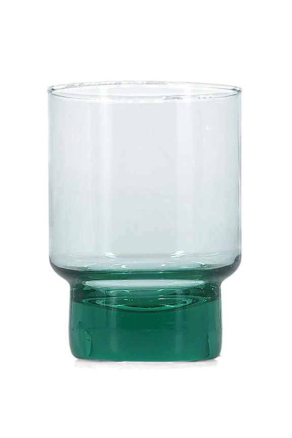 BonBistro sada pohárov z farebného skla 370 ml tyrkysová 614315