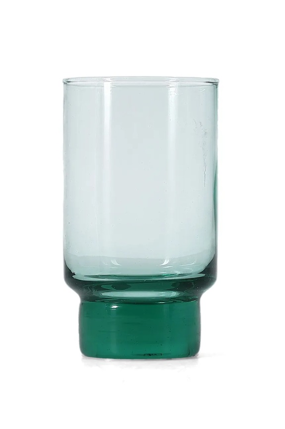 BonBistro sada pohárov z farebného skla 0,5 l tyrkysová 614316