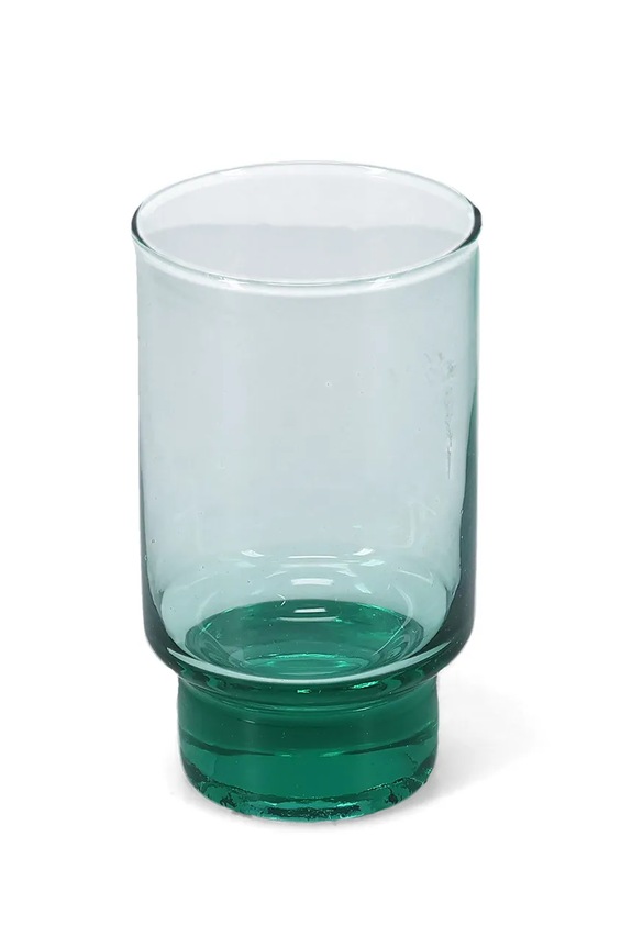BonBistro sada pohárov z farebného skla 0,5 l 614316 tyrkysová AA00