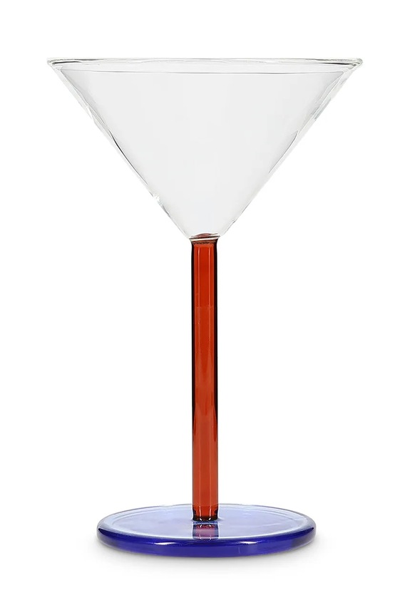 ONA zestaw kieliszków do koktajli ze szkła barwionego 230 ml multicolor 704336