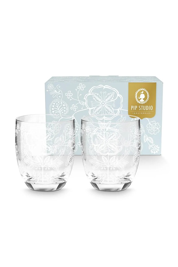 Pip Studio zestaw szklanek ze szkła 320 ml transparentny 51131075