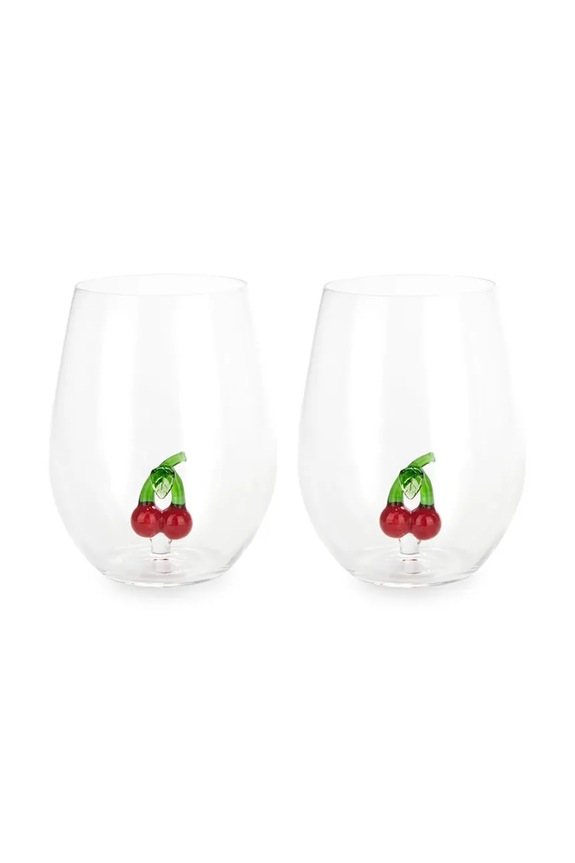 Balvi zestaw szklanek ze szkła borokrzemowego 500 ml czerwony 28125