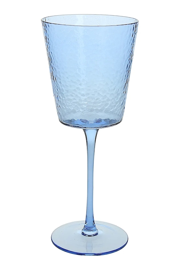 Tognana zestaw kieliszków do wina ze szkła 370 ml VO585X32488A niebieski AA00