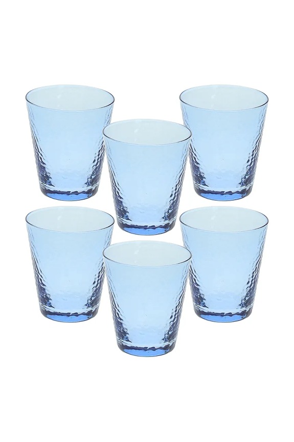 Tognana zestaw szklanek ze szkła barwionego 330 ml niebieski VO585V32488A