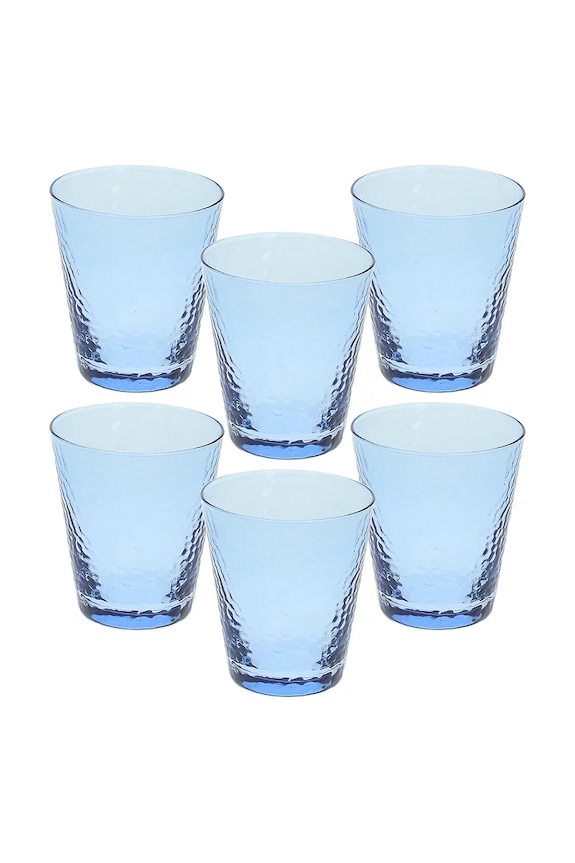 Tognana zestaw szklanek ze szkła barwionego 330 ml niebieski VO585V32488A