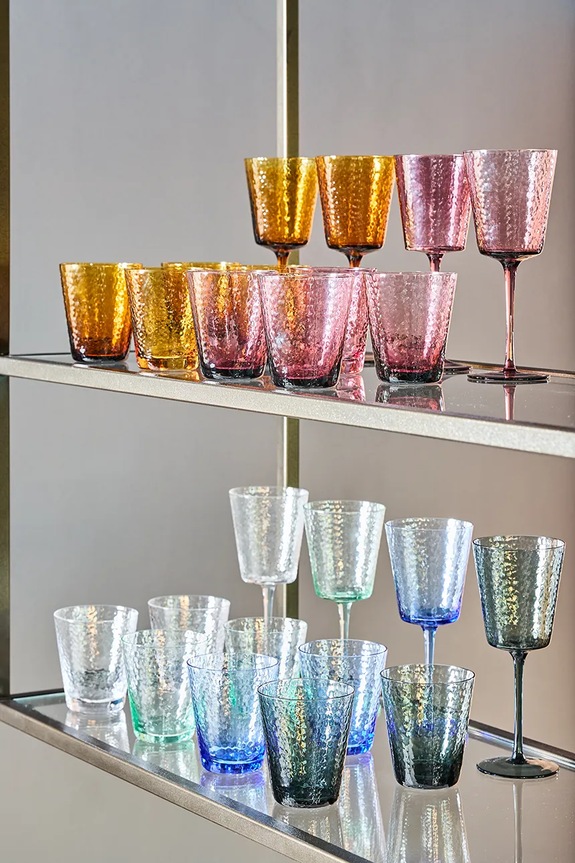 Kuchnia i bar Tognana zestaw szklanek ze szkła barwionego 330 ml VO585V12488A żółty