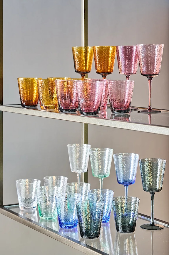 Kuchnia i bar Tognana zestaw szklanek ze szkła barwionego 330 ml VO585V12488A żółty
