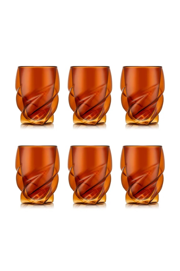 Bodum zestaw szklanek ze szkła borokrzemianowego 0,27 l pomarańczowy 12596.651.12