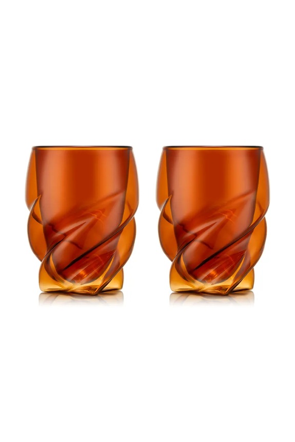 Bodum zestaw szklanek ze szkła borokrzemianowego 0,27 l pomarańczowy 12596.651