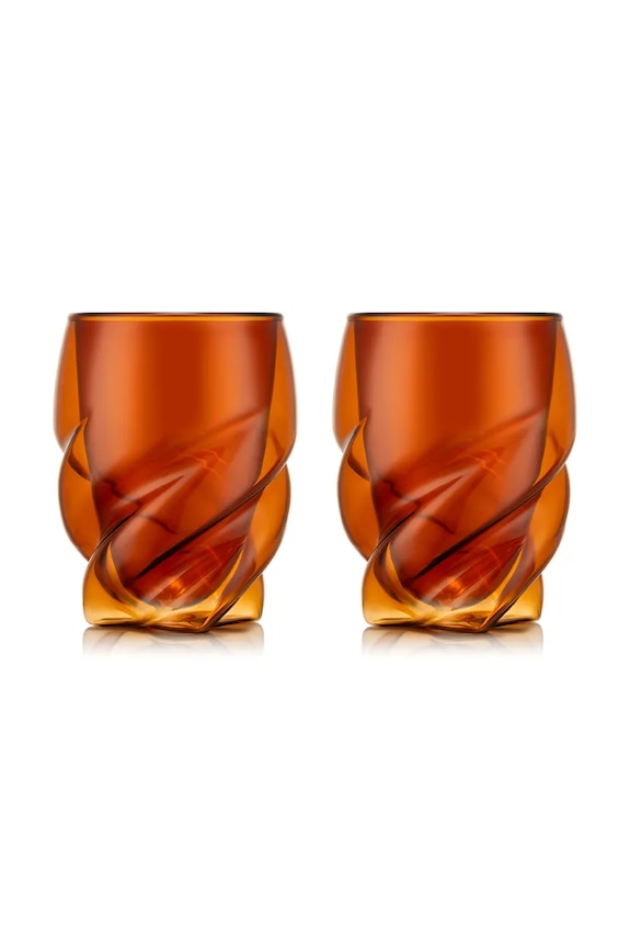 Bodum zestaw szklanek ze szkła borokrzemianowego 0,27 l pomarańczowy 12596.651