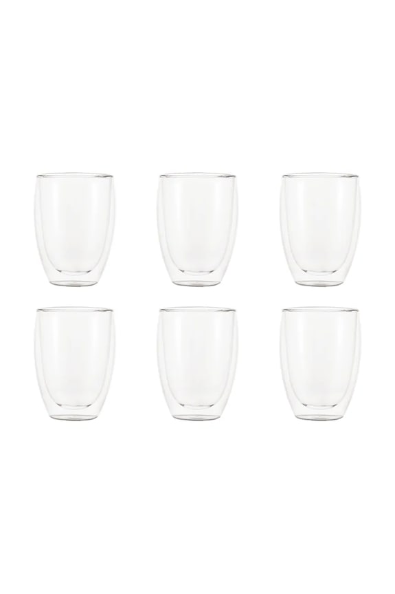 Bodum set de pahare pentru cafea din sticlă borosilicată 0,35 l transparent 4559.10.12