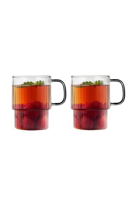 Vialli Design sada pohárov z borosilikátového skla 350 ml priesvitná 2262