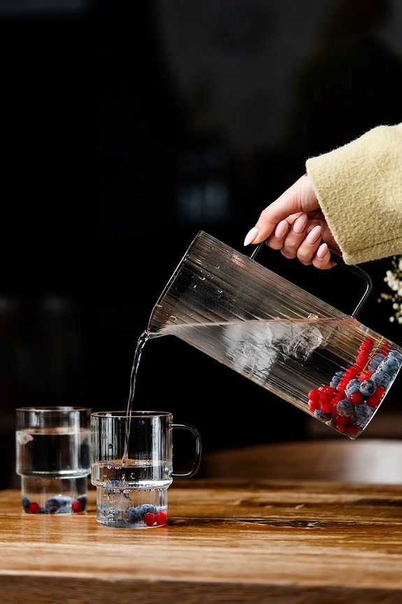 Vialli Design sada pohárov z borosilikátového skla 350 ml 2262 priesvitná