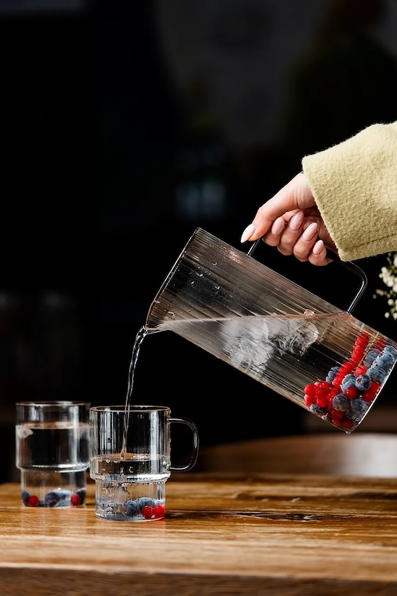 Vialli Design sada pohárov z borosilikátového skla 350 ml 2262 priesvitná