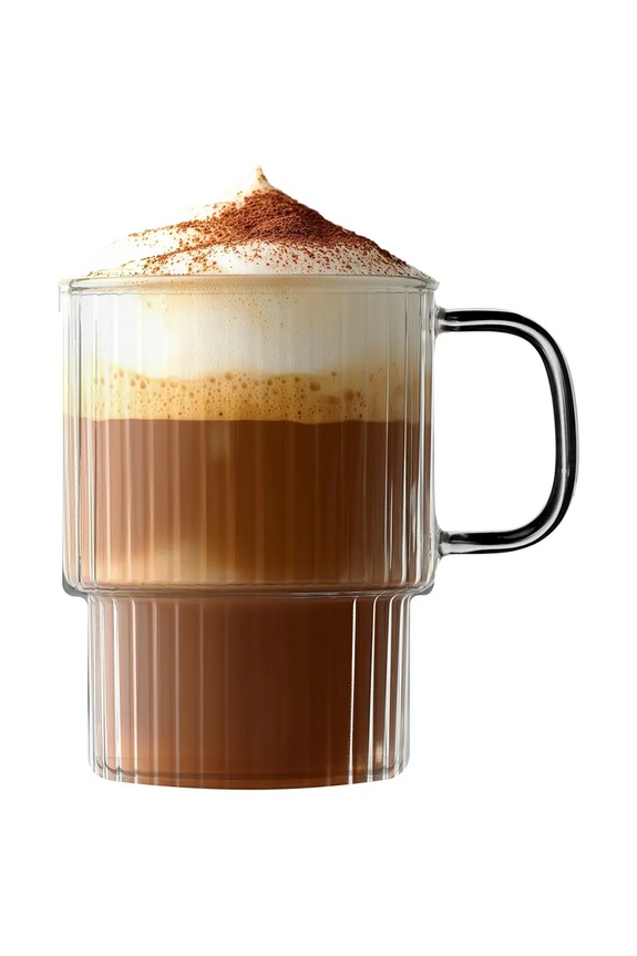 Kuchyňa a bar Vialli Design sada pohárov z borosilikátového skla 350 ml 2262 priesvitná