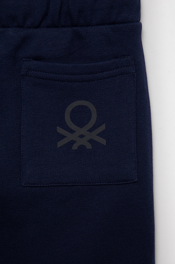 Dječaci Dječji pamućni dio trenirke United Colors of Benetton 3J70GF010.P.NOS mornarsko plava