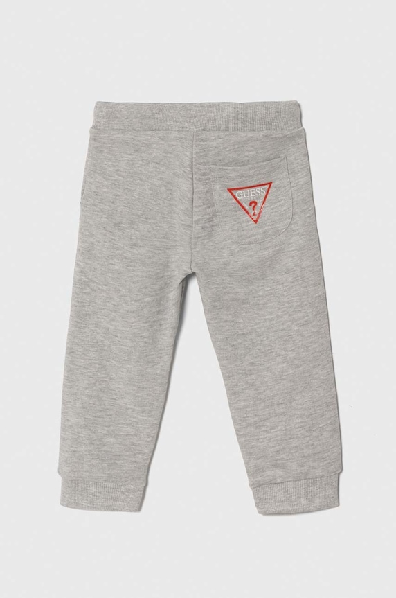 Guess pantaloni de trening din bumbac pentru copii N93Q17.KAUG0.9BYH gri AA00
