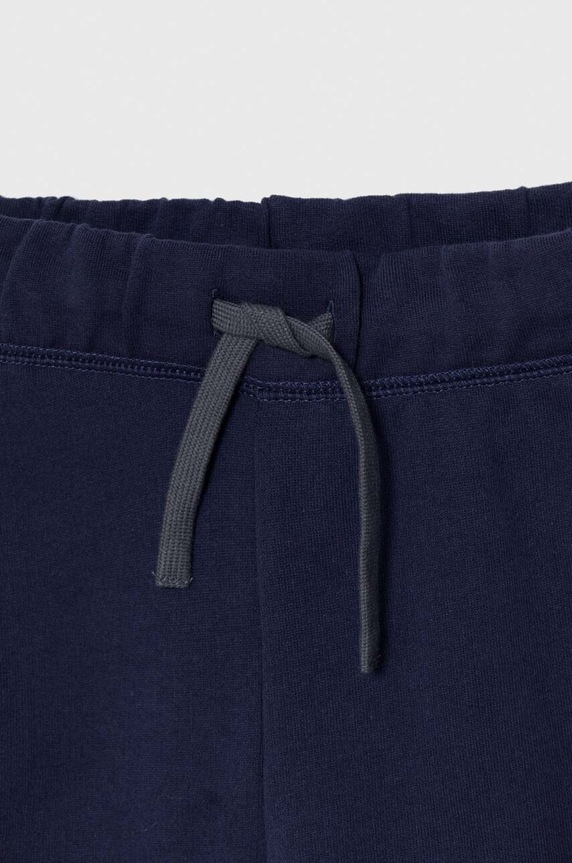 Băieți United Colors of Benetton pantaloni de bumbac pentru copii 3J68CF058.G.NOS bleumarin