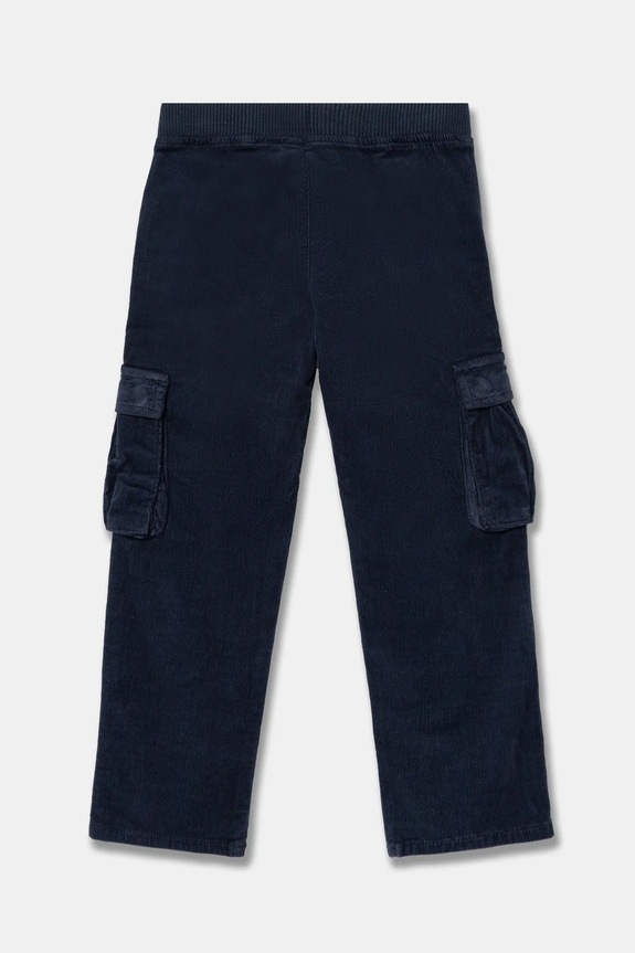 Guess pantaloni din catifea pentru copii N4BB01.WFPPA.9BYH bleumarin AA00